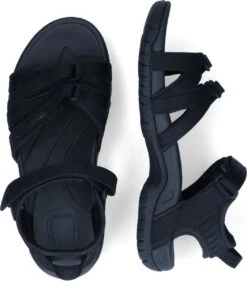 Teva W Tirra Leather Dames Sandalen - Zwart - Maat 38 -Teva Store 1054x1200