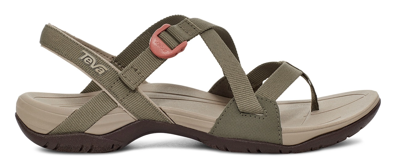 Teva Women Ascona Cross Strap Burnt Olive 1 Teva Women Ascona Cross Strap Burnt Olive