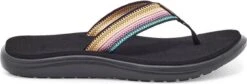 Teva W Voya Flip Dames Slippers - Zwart/Multicolour - Maat 40