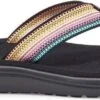 Teva W Voya Flip Dames Slippers - Zwart/Multicolour - Maat 39