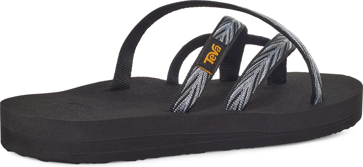 Teva W Olowahu Dames Slippers - Zwart/Wit - Maat 40 3 Teva W Olowahu Dames Slippers - Zwart/Wit - Maat 40 - Afbeelding 3