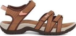 Teva W Tirra Leather Dames Sandalen - Bruin - Maat 41