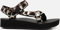 Teva W Midform Universal Dames Sandalen - Zwart - Maat 40