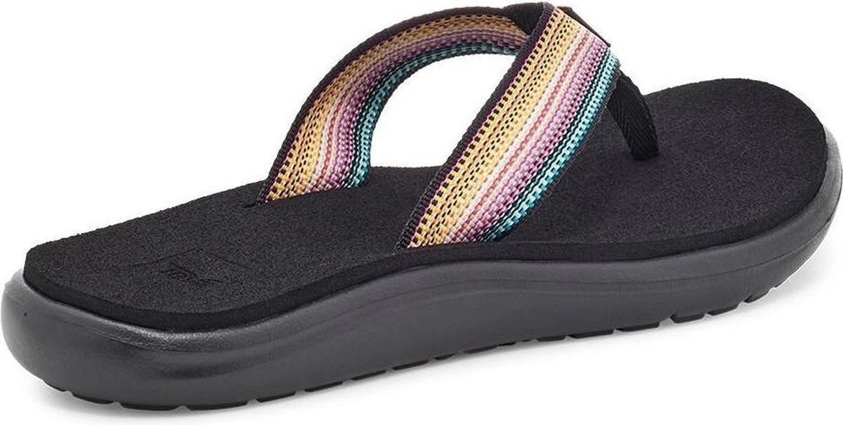 Teva W Voya Flip Dames Slippers - Zwart/Multicolour - Maat 40 2 Teva W Voya Flip Dames Slippers - Zwart/Multicolour - Maat 40 - Afbeelding 2