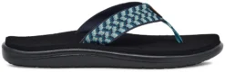Teva Women Voya Flip Paint Tracks Blue