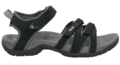 Teva Women Tirra Black Leather Sandaal