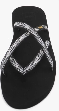Teva W Olowahu Dames Slippers - Zwart/Wit - Maat 41 -Teva Store 642x1200